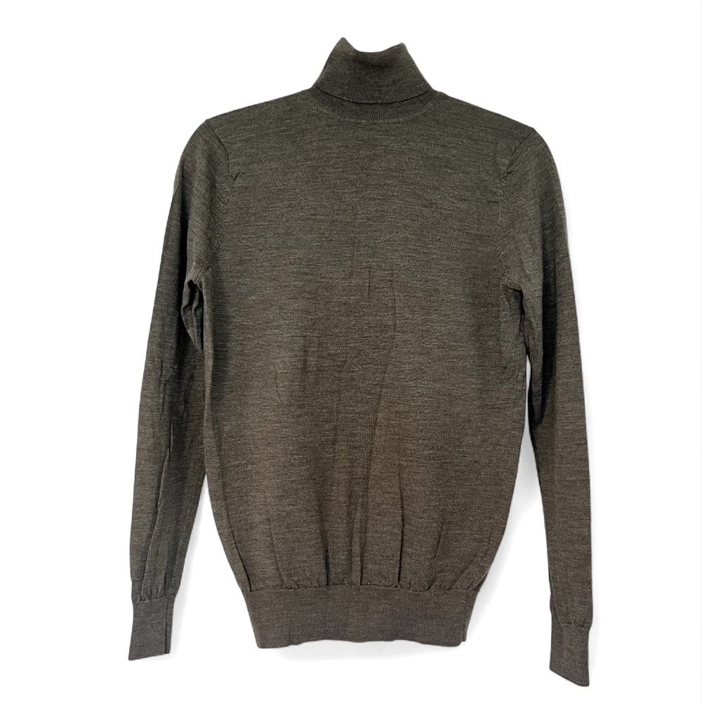 SUITSUPPLY Men's Merino Wool Turtleneck Sweater Gray‎ XS